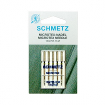 Иглы микротекс (особо острые)БШМ Schmetz №110 5 шт