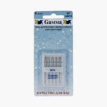 Иглы для трикотажа БШМ Gamma  №90 (уп.5 шт)
