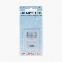Иглы для трикотажа БШМ Gamma  №70 (уп.5 шт)