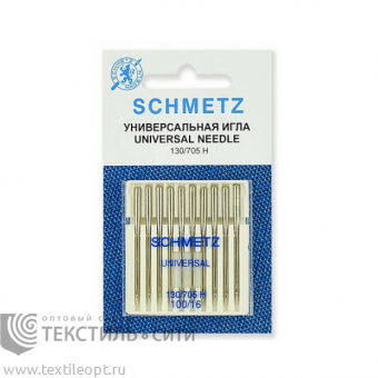 Иглы стандартные БШМ Schmetz  №100 10 шт