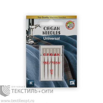 Иглы ORGAN универсальные №90 для БШМ (уп.5 шт)