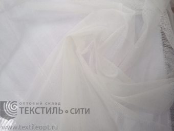 портьерная ткань Сетка белая
