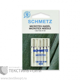 Иглы микротекс (особо острые) Schmetz 130/705H-M №60 5 шт 6-2231MA2VA